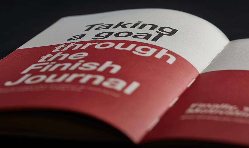 Finish Journal Notes A5, mornarsko moder