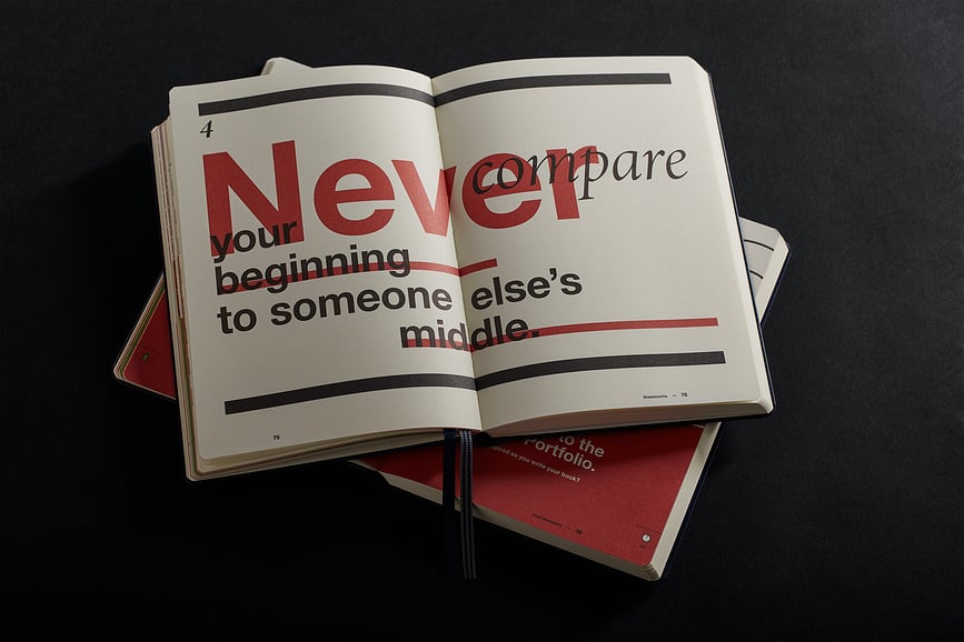 Finish Journal Notes A5, mornarsko moder