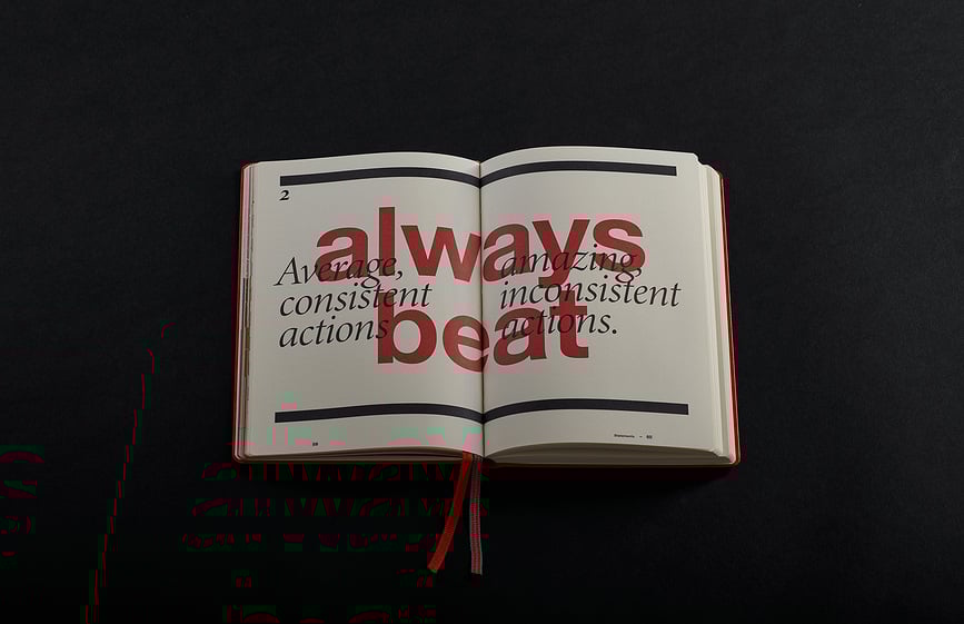 Finish Journal Notes A5, mornarsko moder