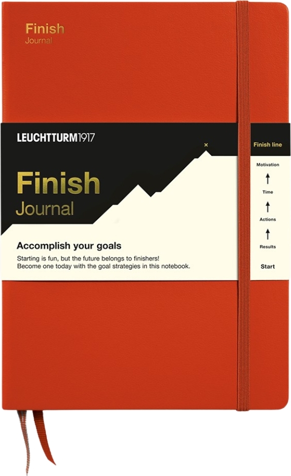 Finish Journal Notizbuch A5, dunkelorange