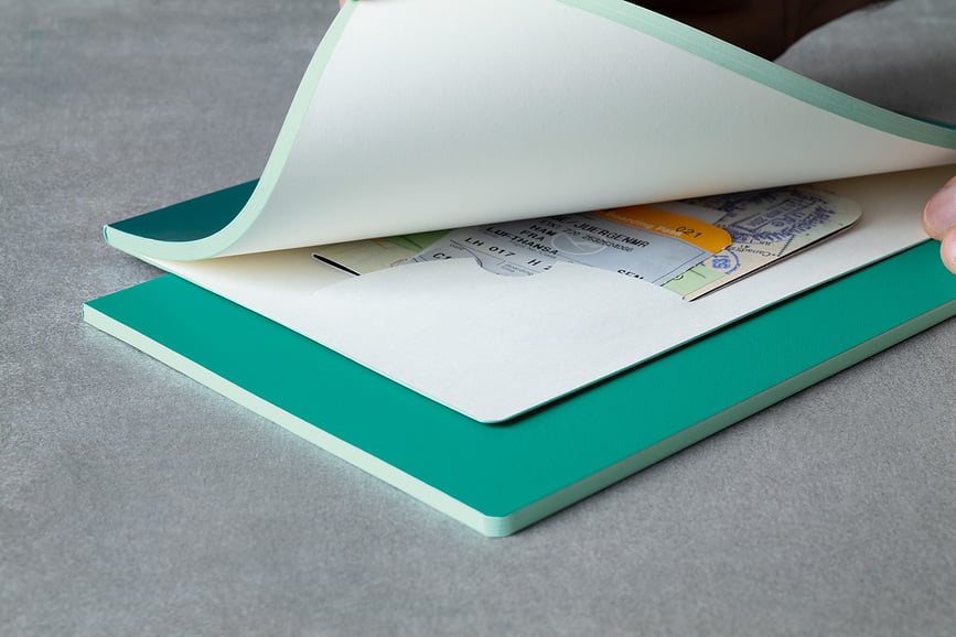 Jottbook Bilježnice crtane A5 fleksibilni uvez 80 g/m² lila i bordo 2 kom.