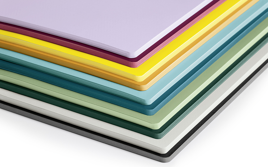 Jottbook Carnets unis à couverture souple, A5, 80 g/m², noir et gris, Lot de 2