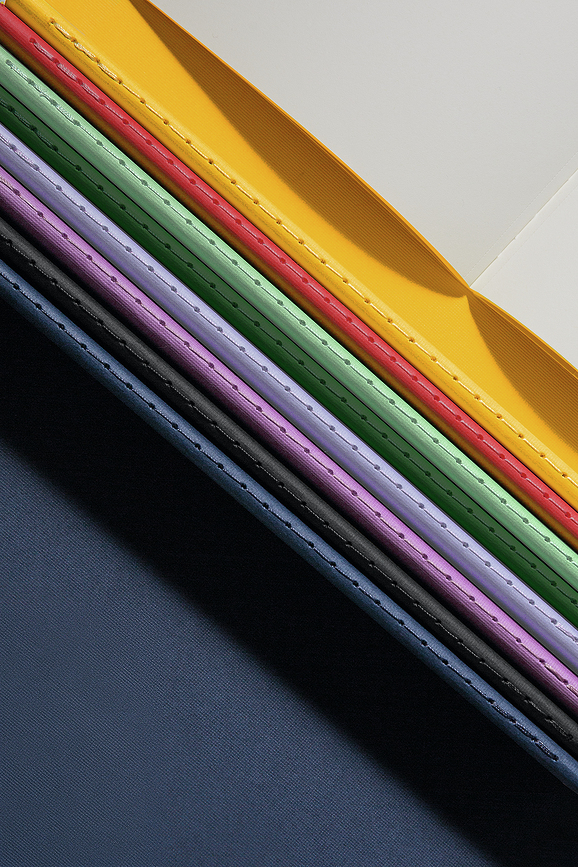 Jottbook Pur A6 Flex Cover Plain Notebooks, indigo, 80 g/m², 3 pcs.