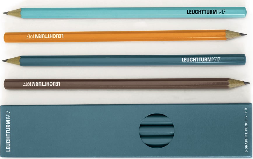 Lápiz HB Leuchtturm 1917, verde bosque