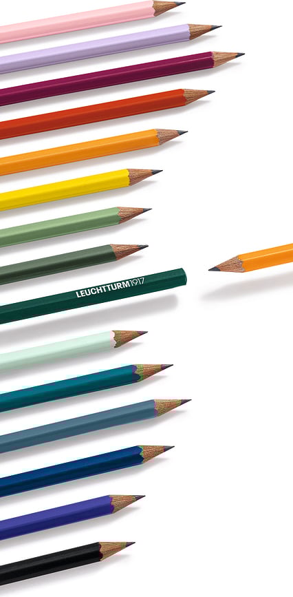Lápiz HB Leuchtturm 1917, verde bosque