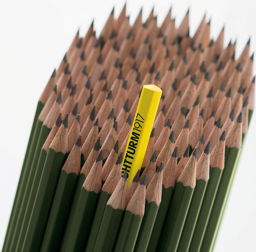 Lápiz HB Leuchtturm 1917, verde bosque