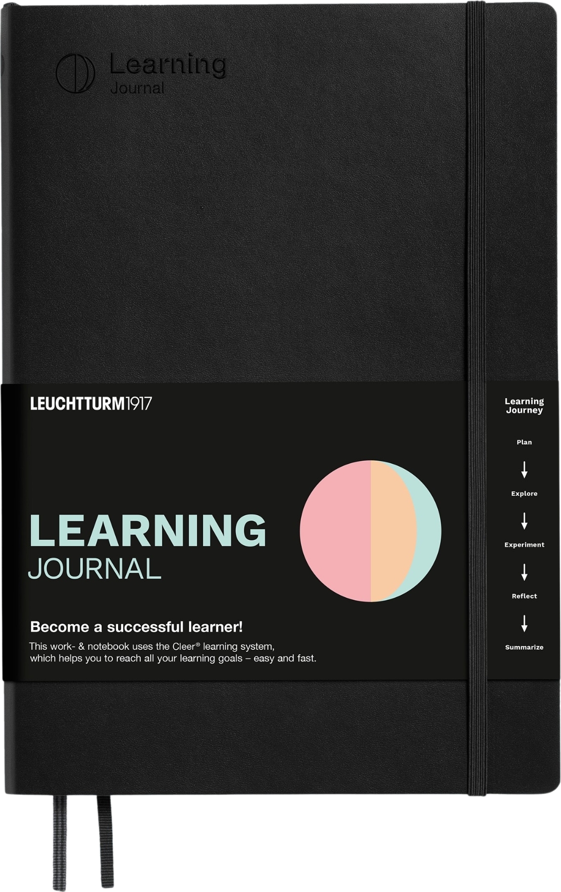 Learning Journal Notizbuch B5, 100 g/m², schwarz