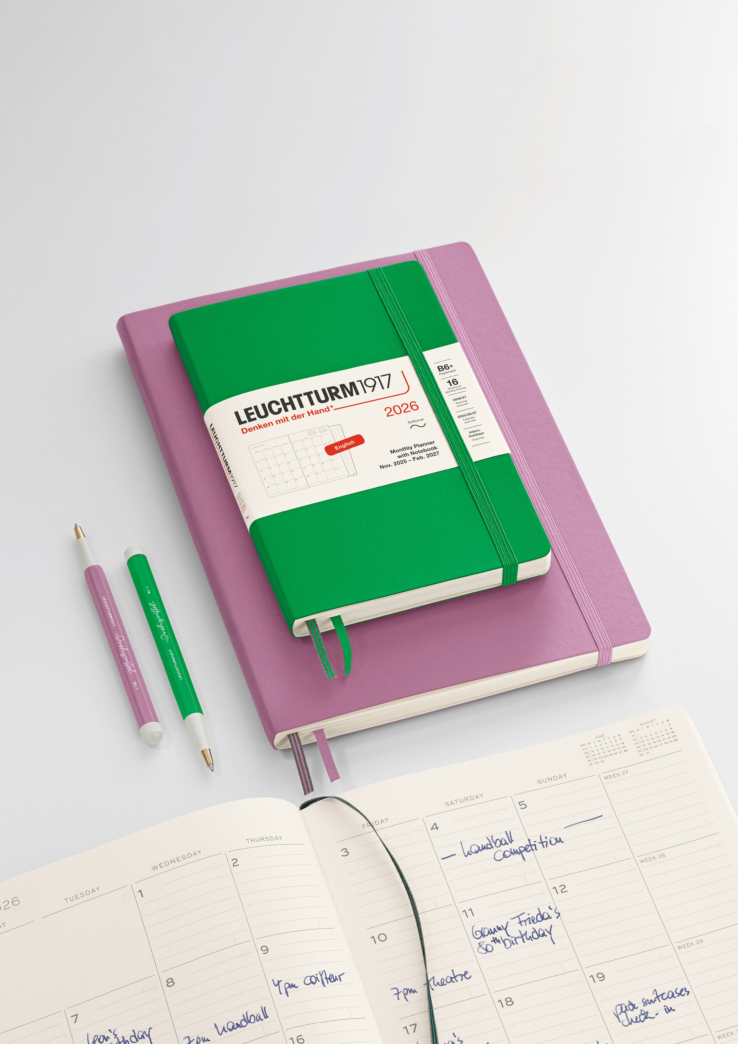Leuchtturm1917 B5 Composition Weekly Planner & Notebook 2026 hardcover Leuchtturm1917 B5 Composition Weekly Planner & Notebook 2026 hardcover