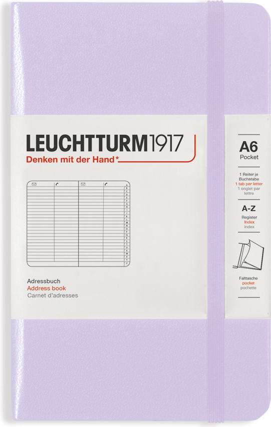 Leuchtturm 1917 Adressbuch A6, lila