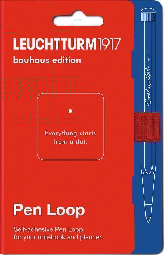 Leuchtturm 1917 Bauhaus Držač za Olovku samoljepljiv crveni