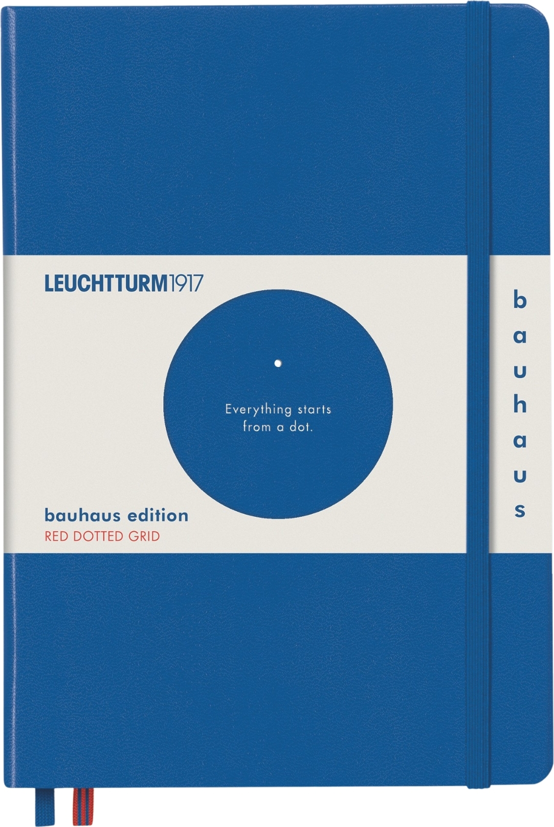 Leuchtturm 1917 Bauhaus Notizbuch A5, gepunktet, Hardcover, 251 Seiten, dunkelblau, 80 g/m²