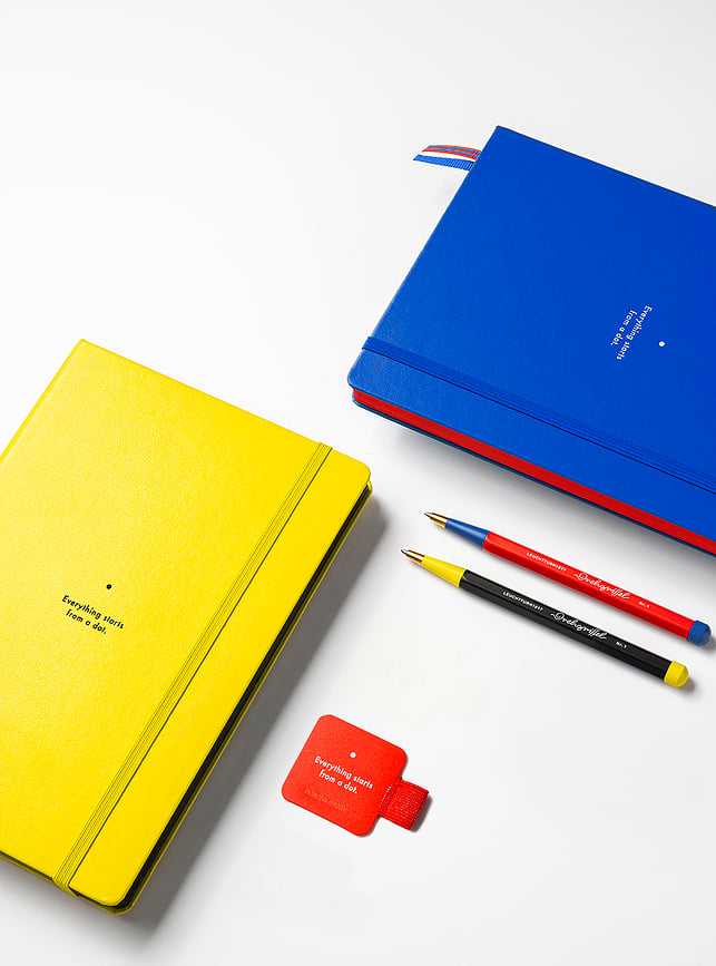 Leuchtturm 1917 Bauhaus Samolepilno držalo za pisalo, črno