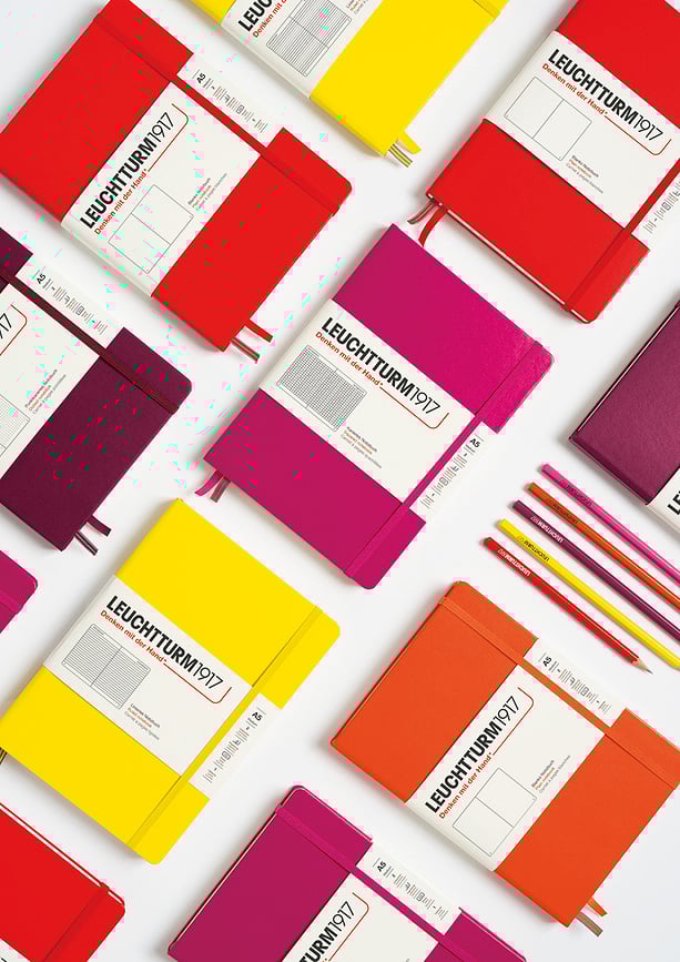 Leuchtturm 1917 Bilježnica tvrdi uvez točkasta A5 251 stranica 80 g/m² crna