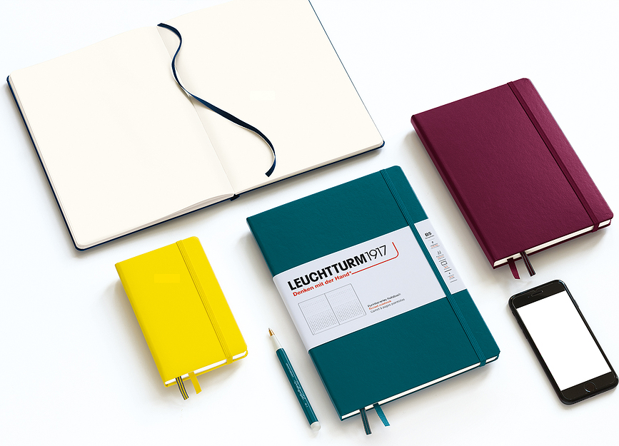Leuchtturm 1917 Bilježnica tvrdi uvez glatka B5 219 stranica 80 g/m² tamnoplava