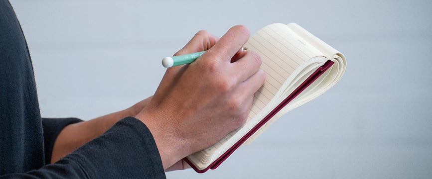 Leuchtturm 1917 Bilježnica tvrdi uvez na crte A6 184 stranice 80 g/m² crna