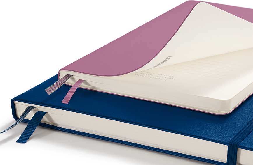 Leuchtturm 1917 Cahier rigide à carreaux, A4+, 235 pages, 100 g/m², bleu marine