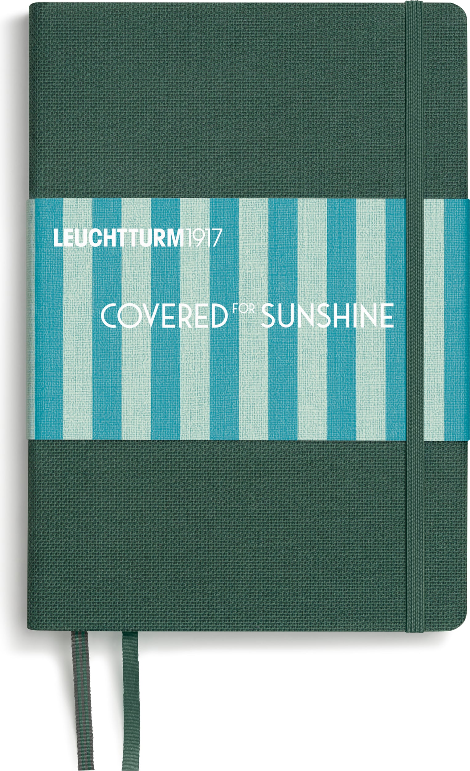 Leuchtturm 1917 Covered for Sunshine Notizbuch punktiert Hardcover A5, 251 Seiten, tannengrün, 80 g/m²