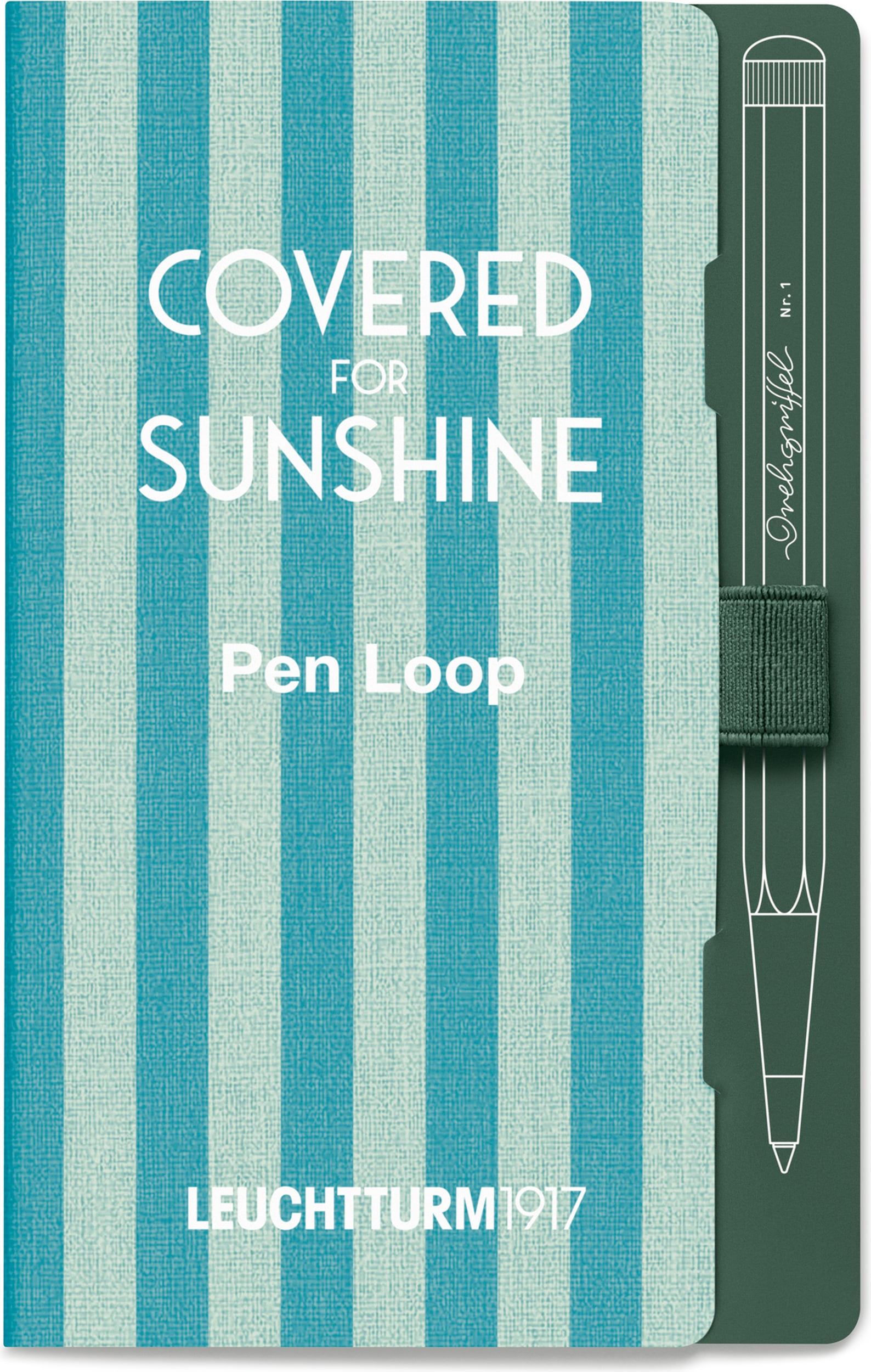 Leuchtturm 1917 Covered for Sunshine selbstklebende Stiftschlaufe, kieferngrün