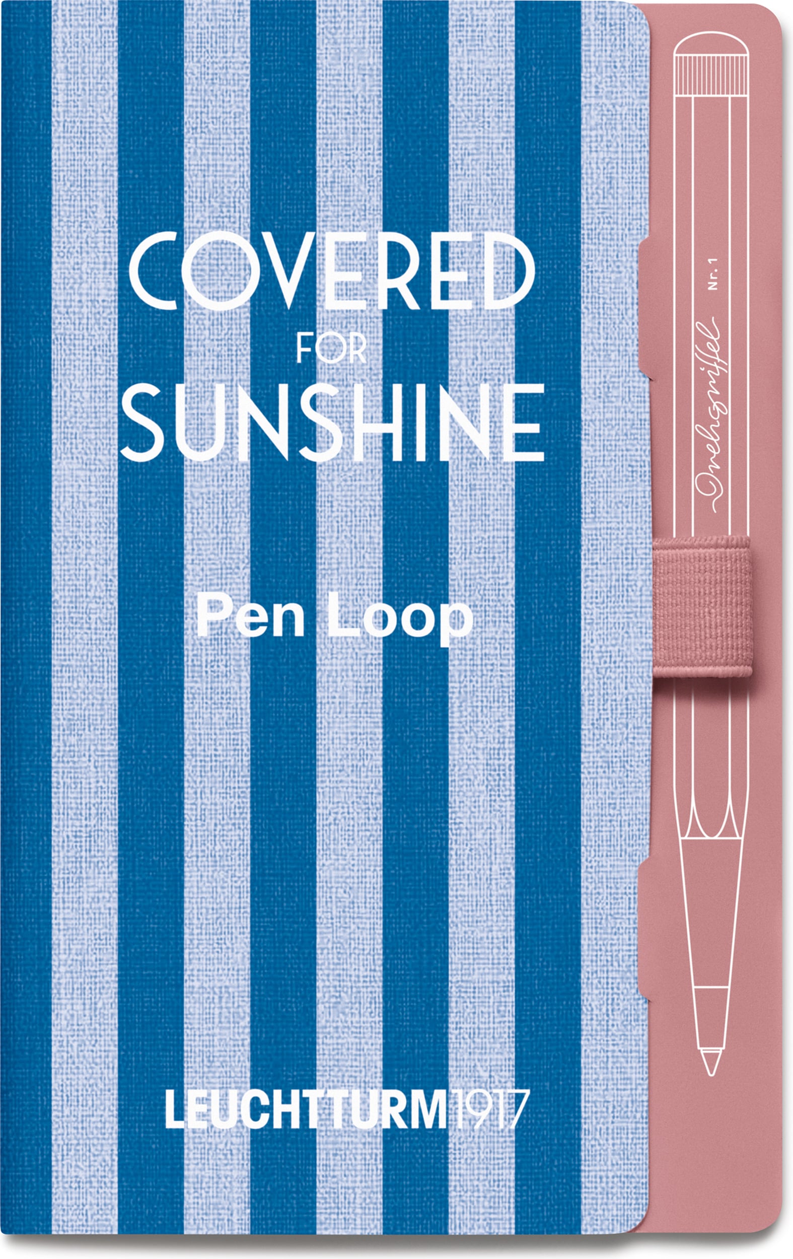 Leuchtturm 1917 Covered for Sunshine selbstklebende Stiftschlaufe, rosenrot
