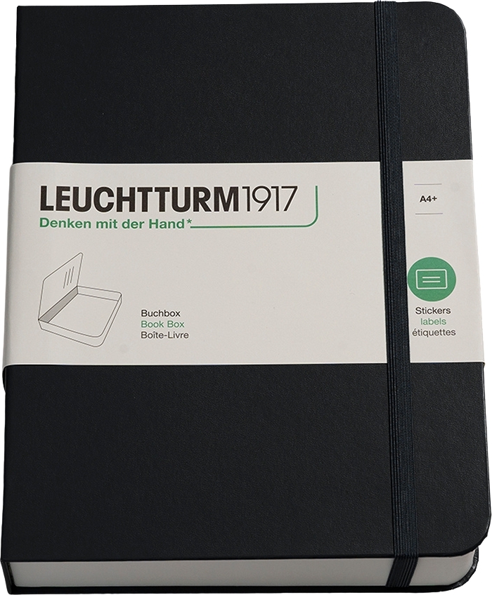 Leuchtturm 1917 Dokumentenbox, schwarz