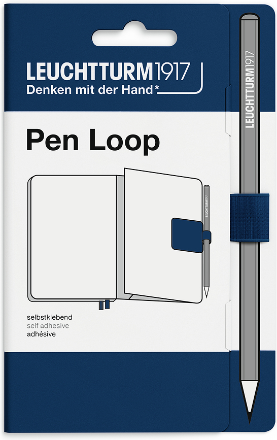 Leuchtturm 1917 öntapadós tollhurok, tengerészkék