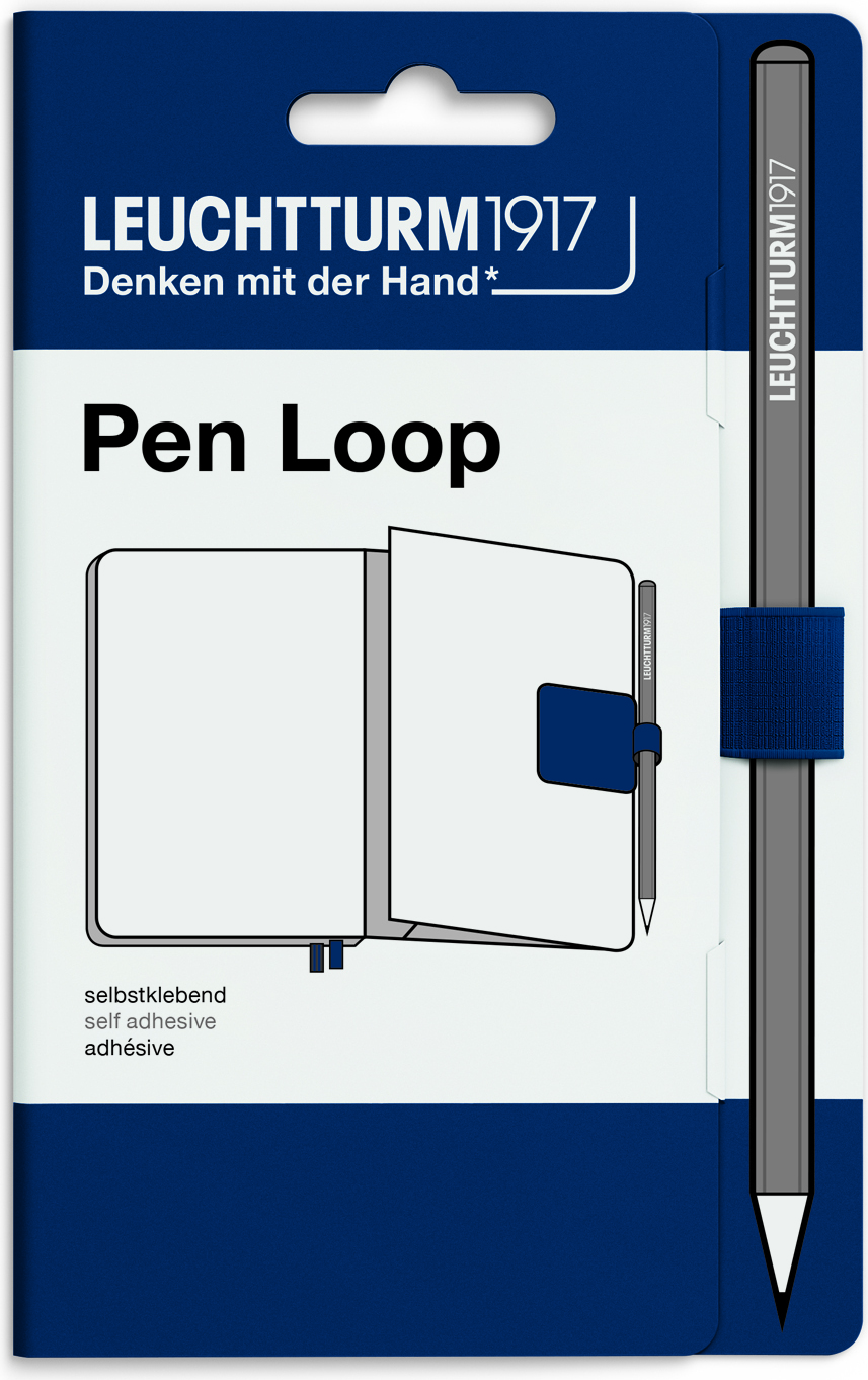 Leuchtturm 1917 Pen Loop selbstklebend, marineblau