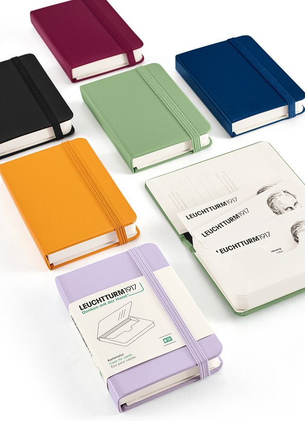 Leuchtturm 1917 Porte-cartes, vert sauge