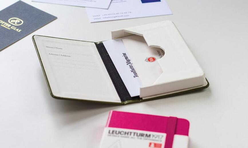 Leuchtturm 1917 Porte-cartes, vert sauge