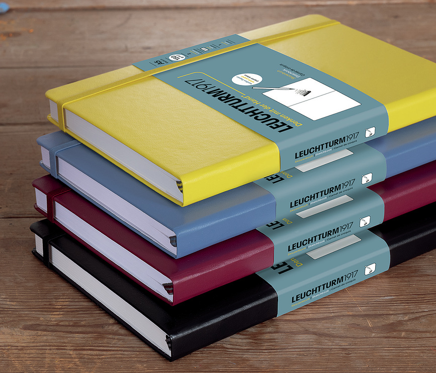 Leuchtturm 1917 Skicirka A5 tvrdi uvez 112 stranica 150 g/m² crna