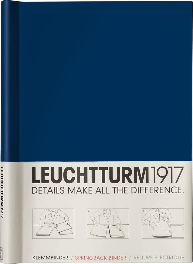 Peka Classeur, format A4, capacité 150 feuilles, bleu marine