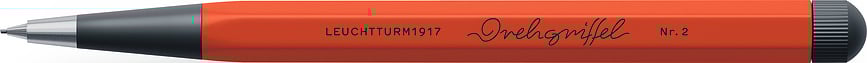 Portaminas Drehgriffel Nr. 2, 0.7 mm, naranja oscuro
