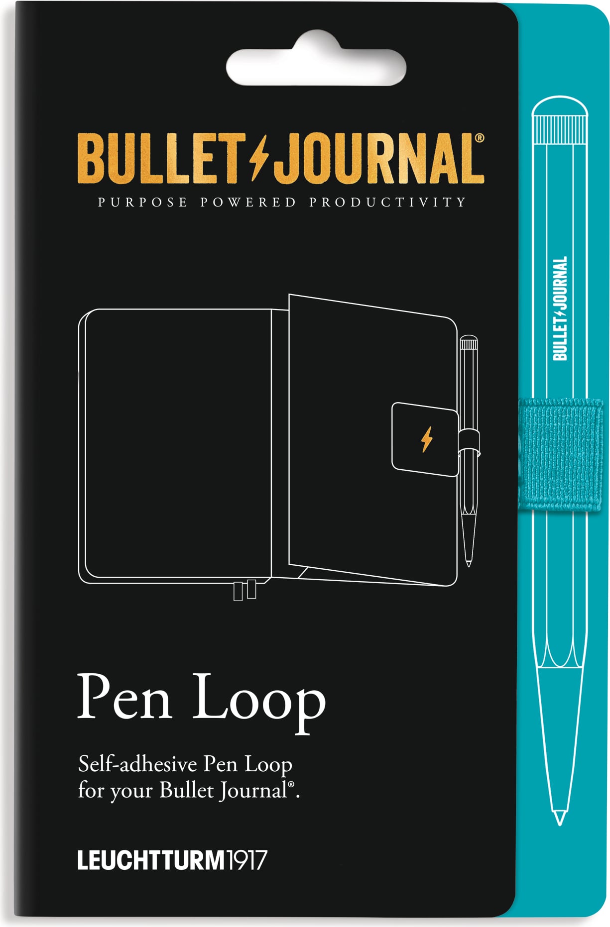 Schulbedarf Selbstklebender Stifthalter Für Bullet Journal, Türkis