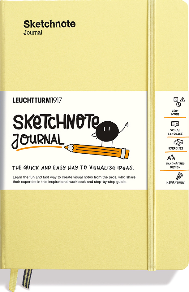 Sketchnote Journal Notizbuch A5, vanille