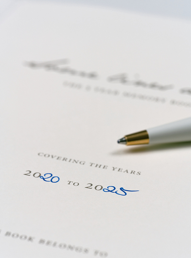 Some Lines A Day Dnevnik petogodišnji A5 bordo