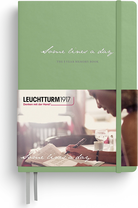 Some Lines A Day Ημερολόγιο πενταετές, A5, πράσινο φασκόμηλο