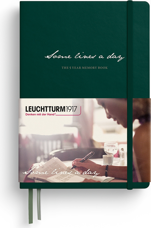 Some Lines A Day Ημερολόγιο πενταετές, A5, πράσινο του δάσους