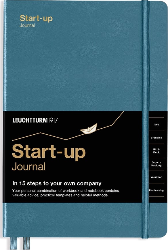 Start-up Journal Bilježnica A5 plavosiva