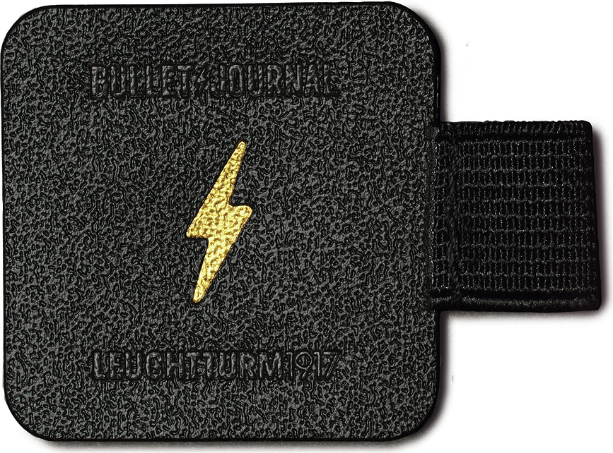 Portabolígrafos adhesivo Bullet Journal, negro