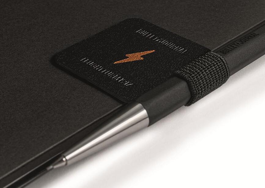 Κλιπ Στυλό αυτοκόλλητο, για Bullet Journal, μαύρο