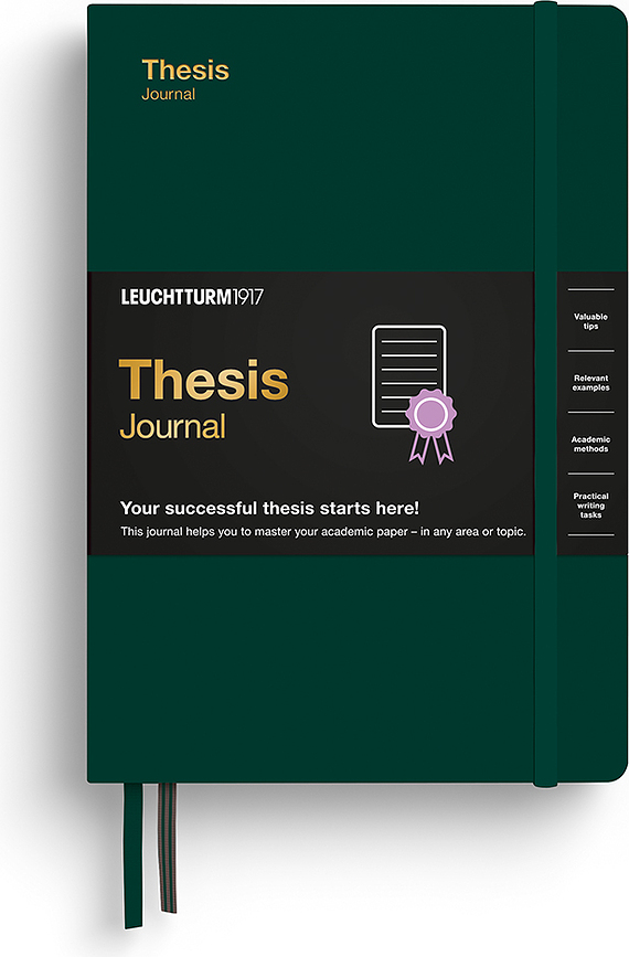 Thesis Journal Bilježnica A5 šumsko zelena