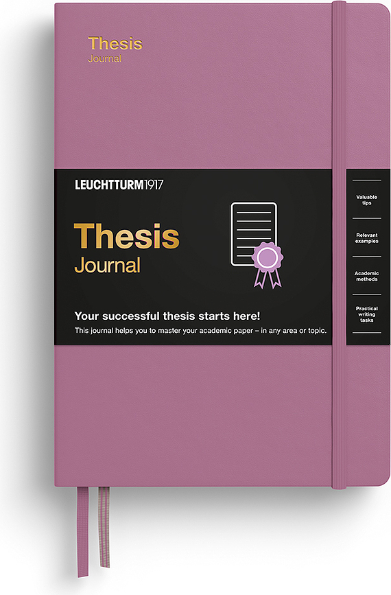 Thesis Journal Σημειωματάριο, A5, ροζ παλ