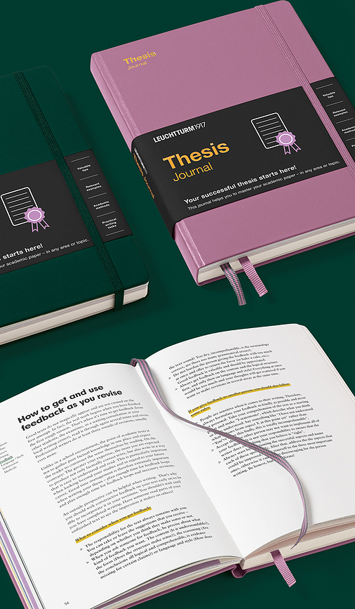 Thesis Journal Σημειωματάριο, A5, ροζ παλ