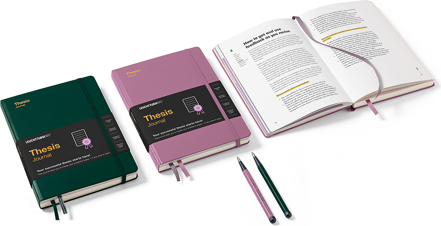 Thesis Journal Σημειωματάριο, A5, ροζ παλ