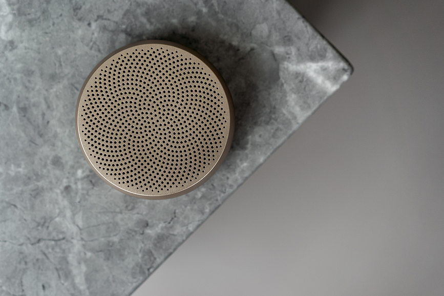 Altavoz de aluminio Mino L, rojo