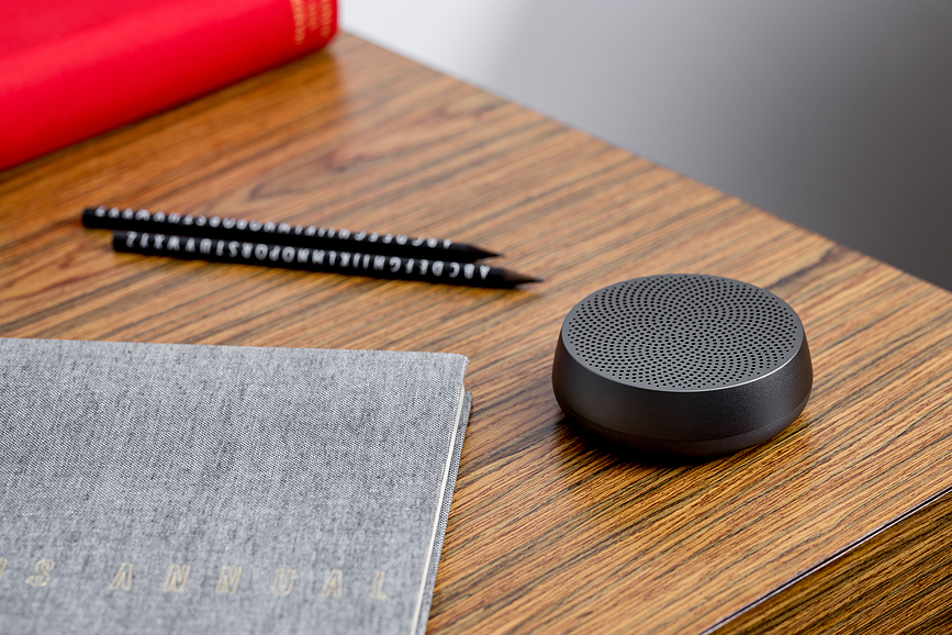 Altavoz de aluminio Mino L, rojo