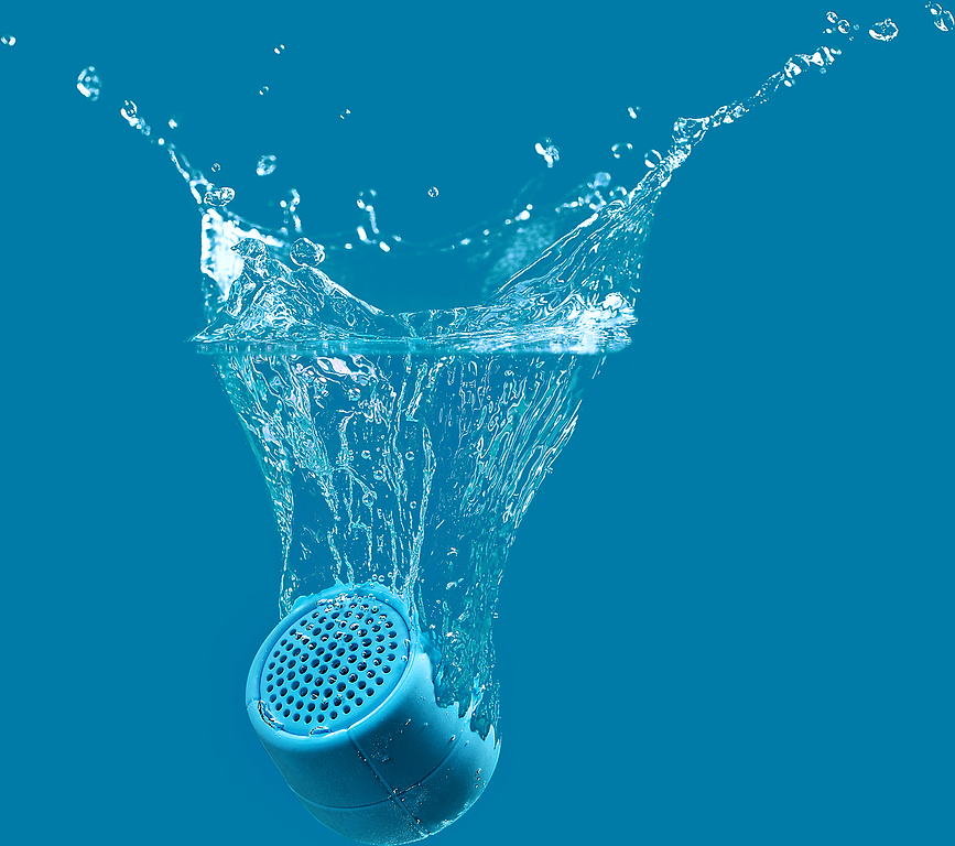 Altavoz resistente al agua Mino X, negro