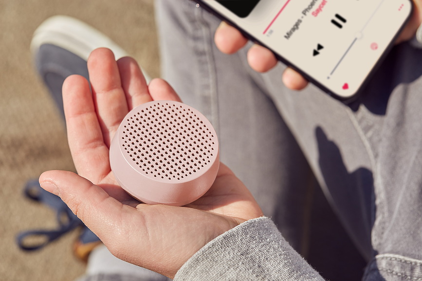 Altavoz Mino S, rosa claro