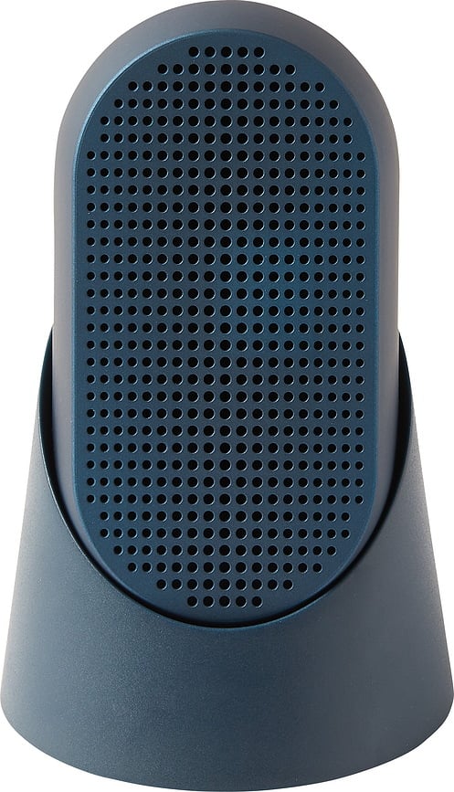 Altavoz resistente al agua Mino T, amarillo, con gancho y base