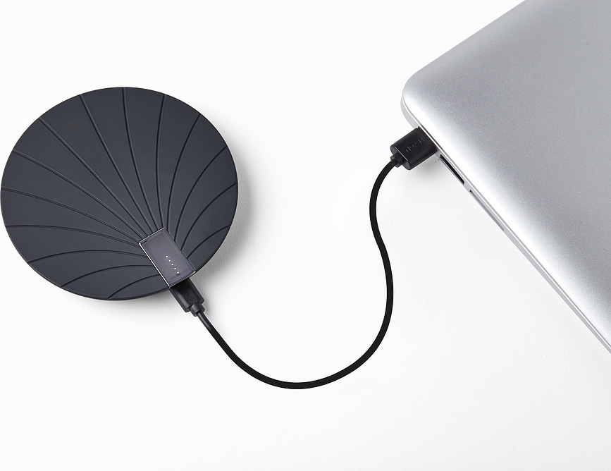 Bali Brezžični polnilnik s powerbankom, 5000 mAh, beli