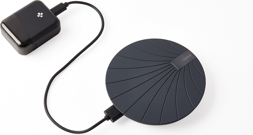 Bali Chargeur sans fil avec batterie externe, 5000 mAh, blanc